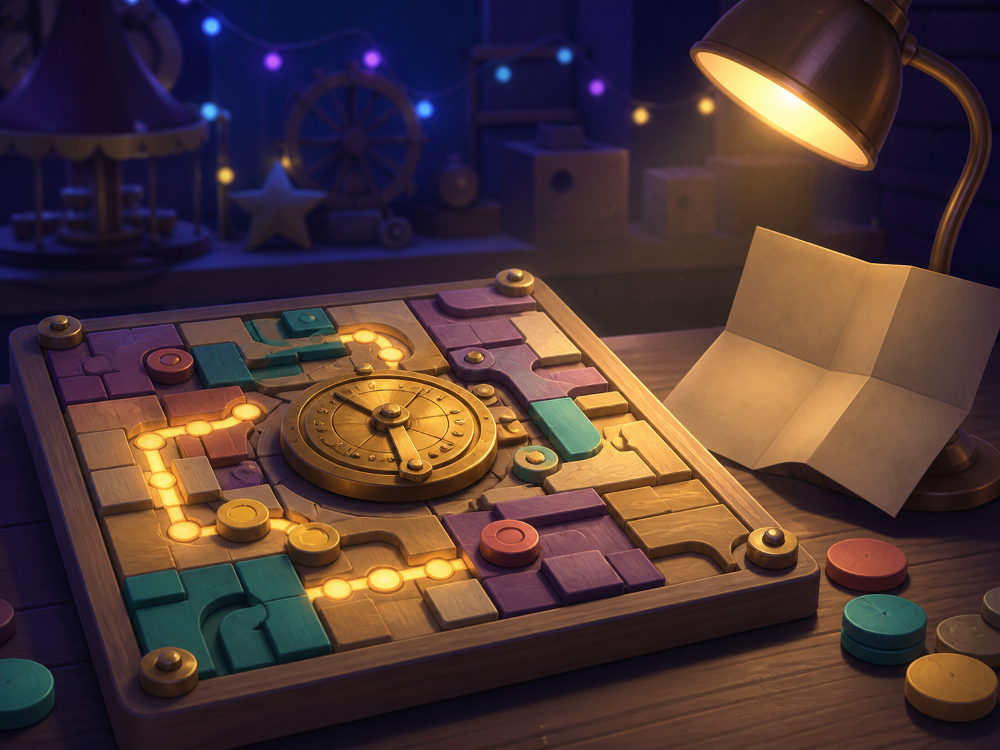 Original WonderlandBlox editorial illustration